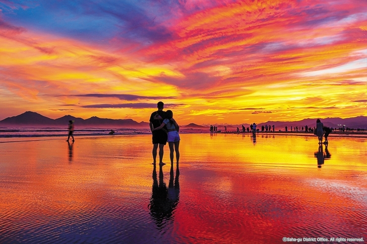 8-1cw26 다대포해수욕장 낙조-사하구청